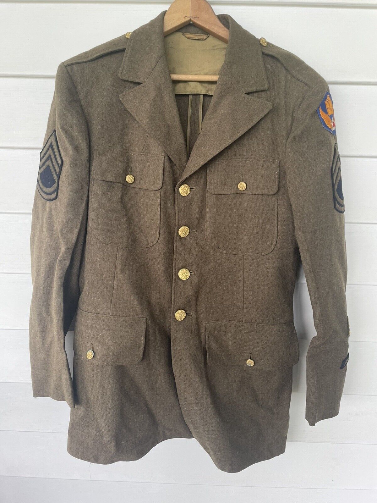 WW2 6th Air Force AAF Air Corps 4 Pocket Dress Jacket