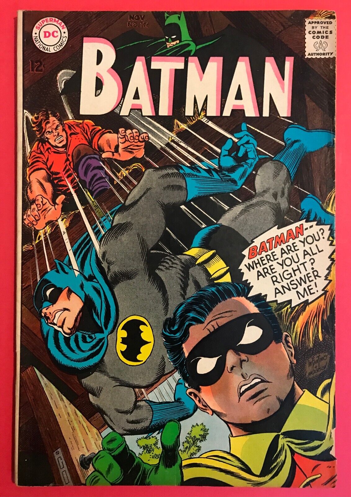 BATMAN - Issue 196 - DC Comics (September 1967) VG- (3.5)
