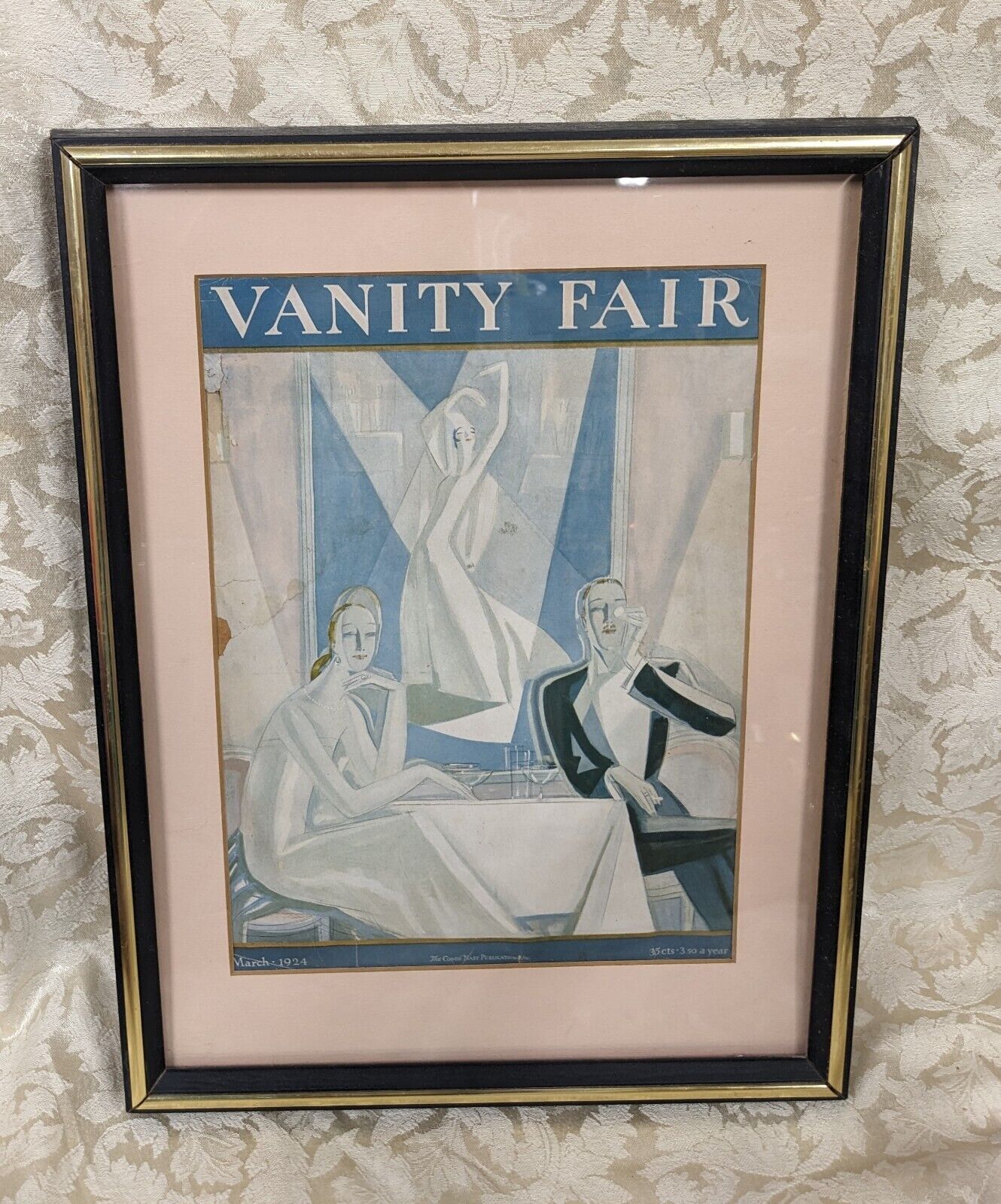 Vanity fair March 1924 Framed Magazine cover