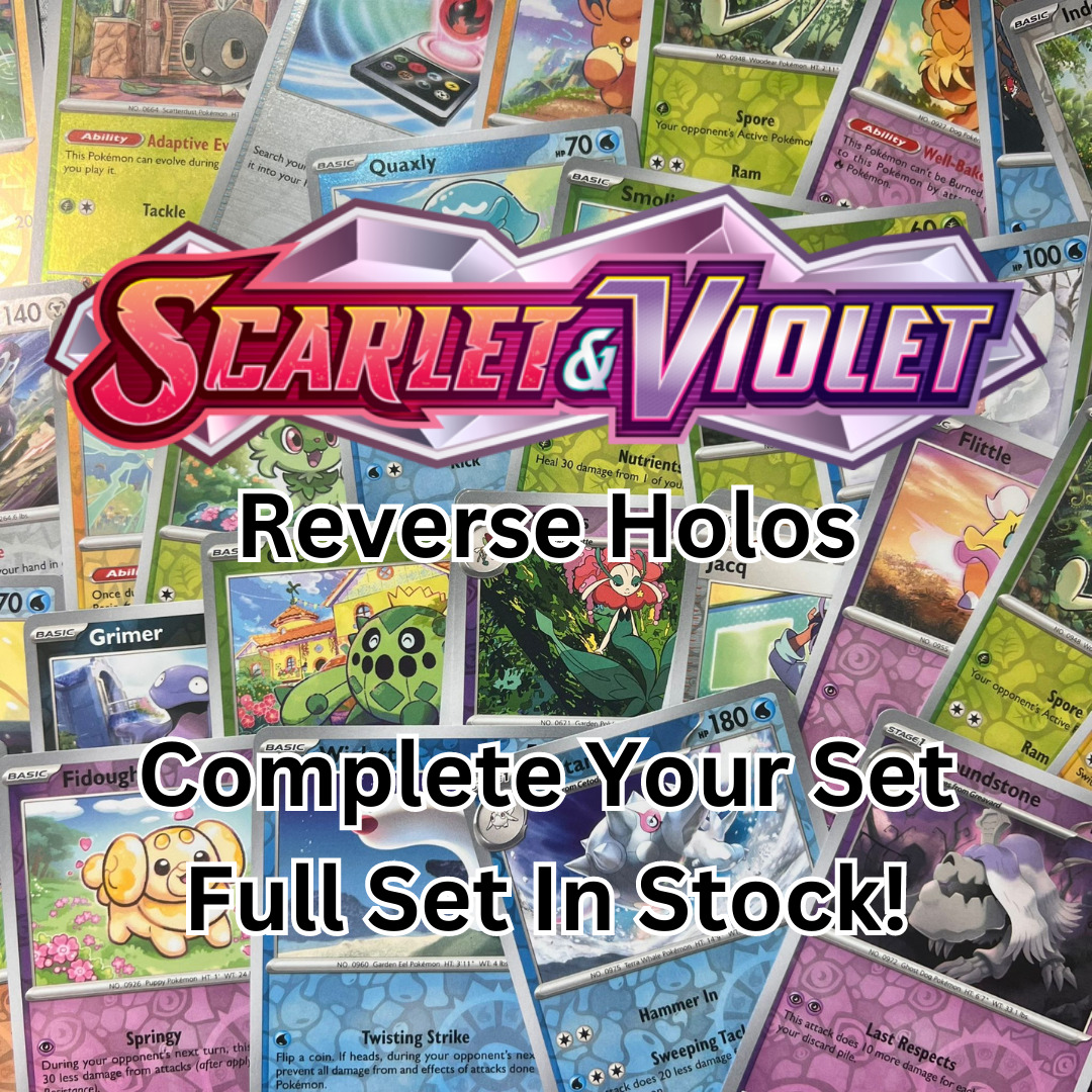 Pokemon Scarlet & Violet Base Reverse Holos Mint Full Complete Set SV1 Choose