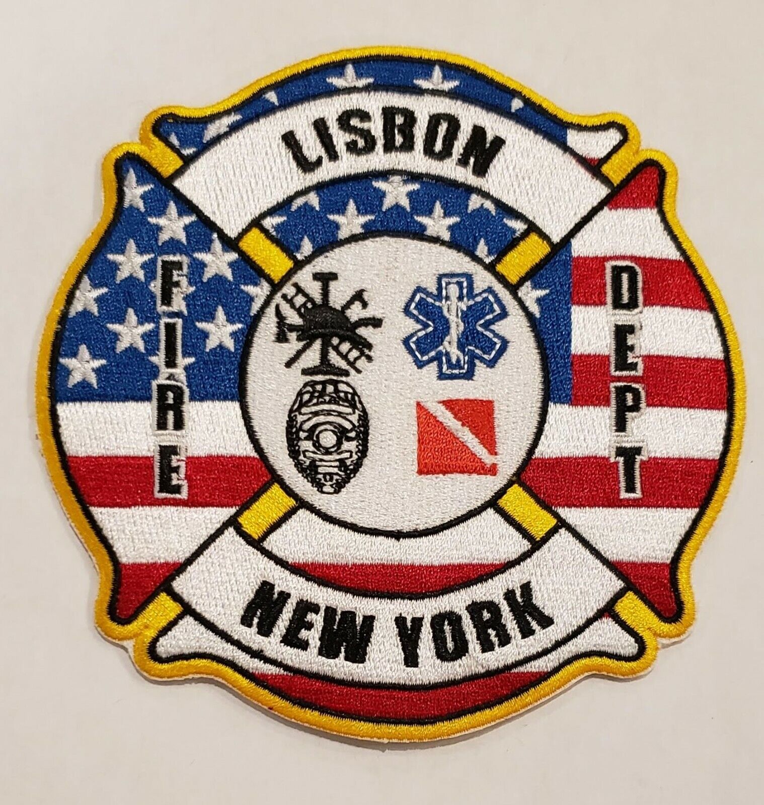 Lisbon (NY) Fire Department Patch FD