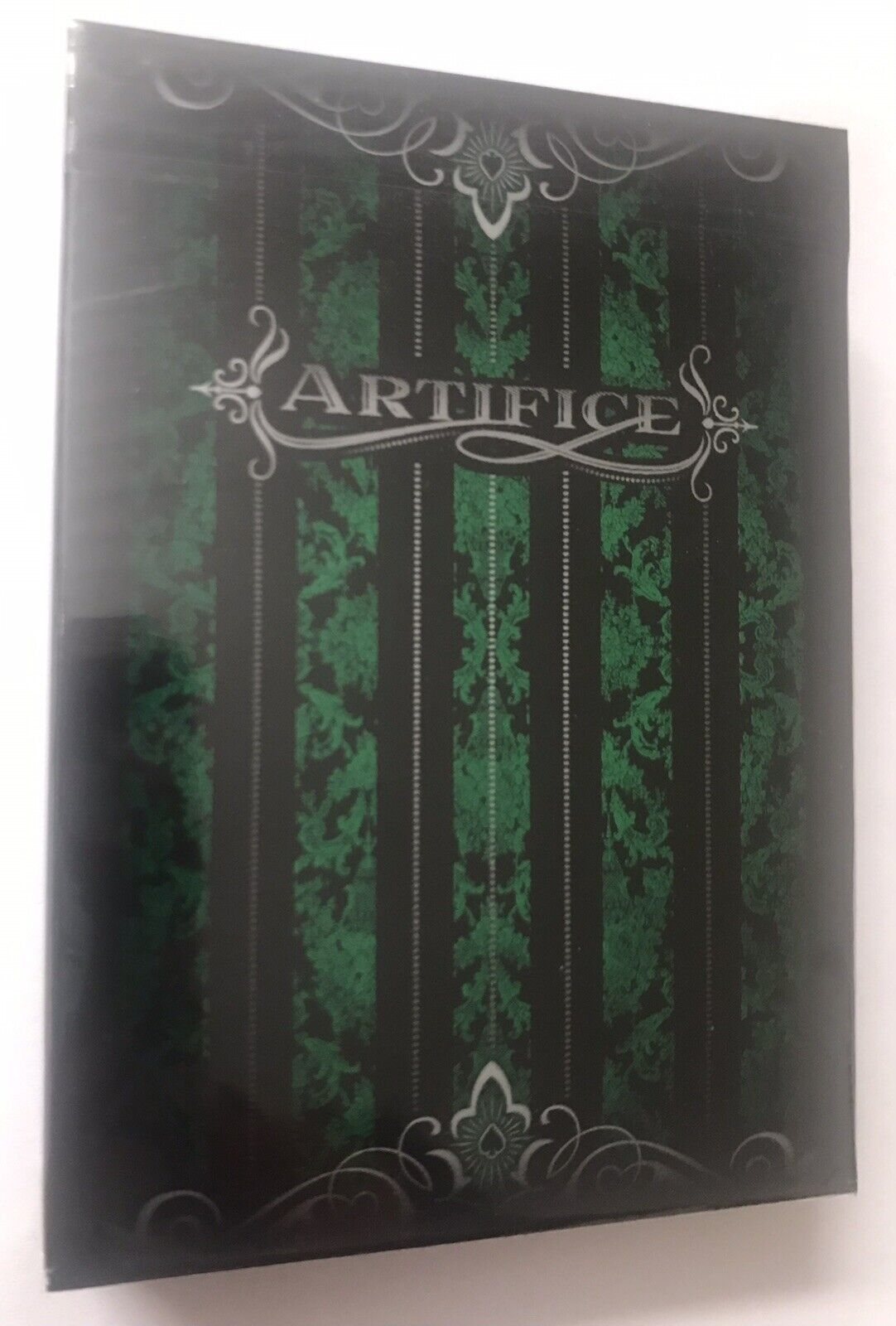 INVISIBLE ARTIFICE EMERALD GREEN 2ND ED TRICK DECK OF PLAYING CARDS GAFF MAGIC