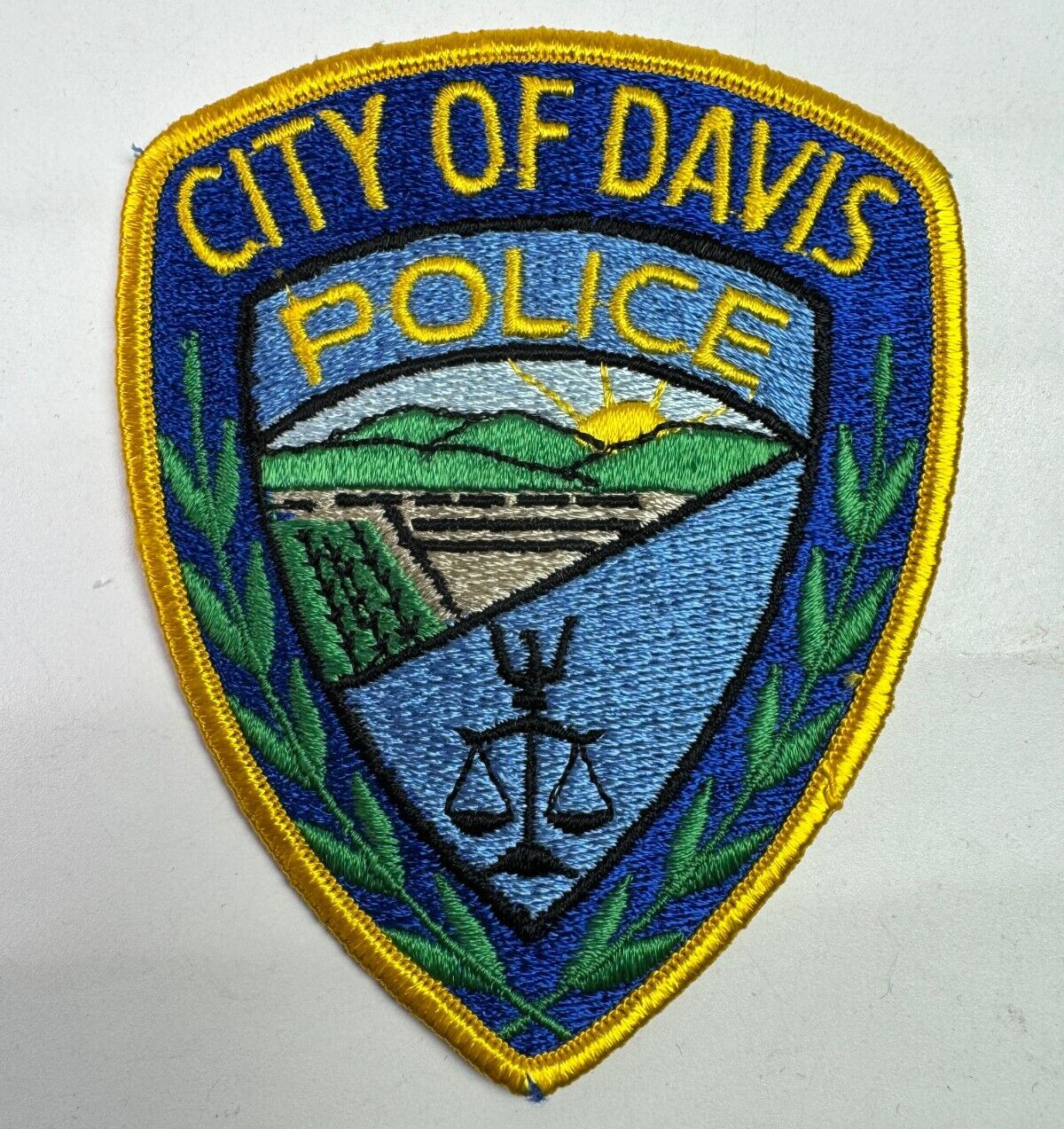 Davis Police California CA Patch M3