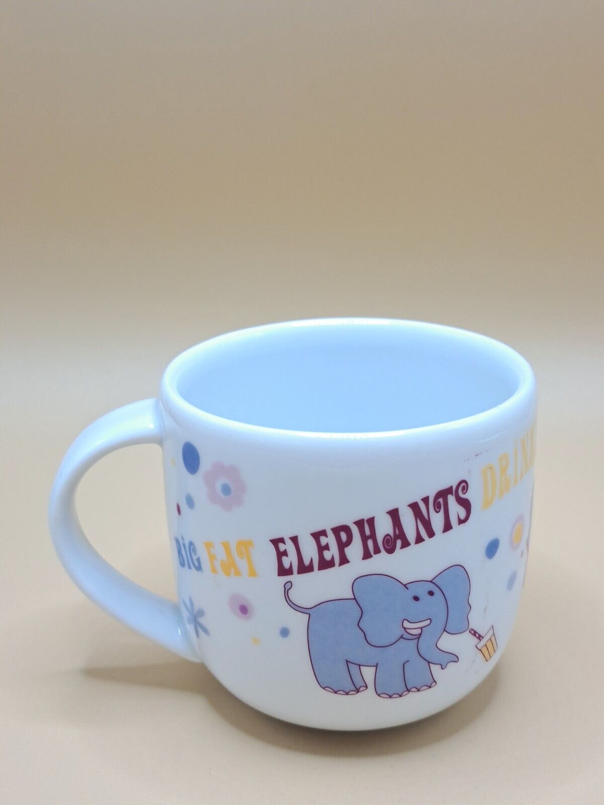 Jamie Oliver Royal Worcester Cheeky Chops Big Gulp Porcelain Elephant Mug 