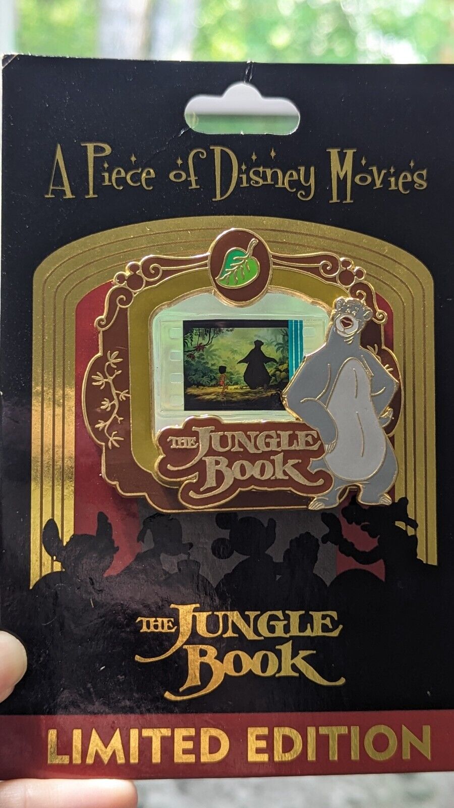 Disney Piece of Disney Movies Walt Disney's The Jungle Book Pin LE 2000