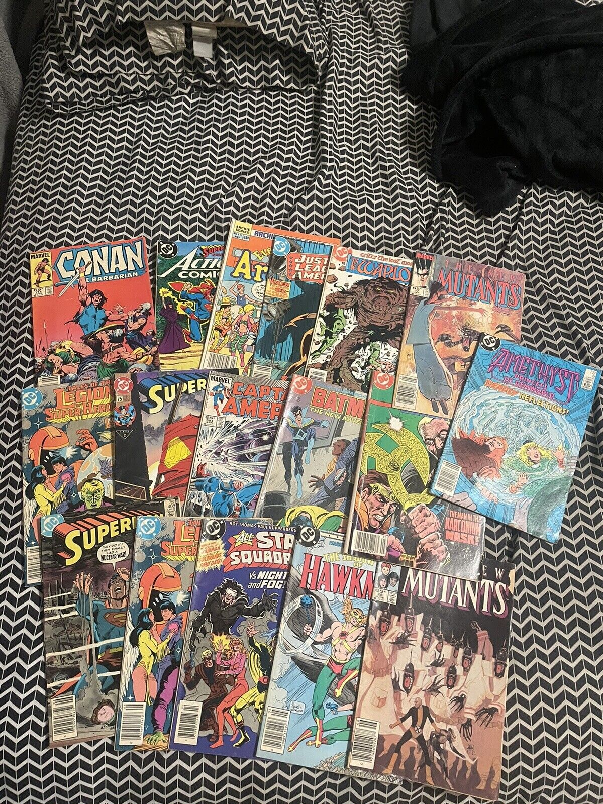 Vintage  Comic Books Lot Of 15 Marvel,DC And More