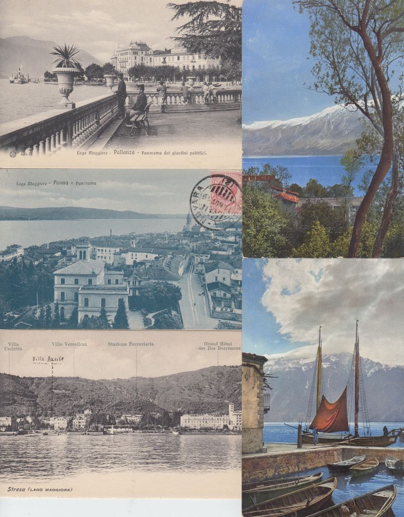 LAGO MAGGIORE ITALY ITALIA 161 Vintage  Postcards Mostly pre-1940. (L3911)
