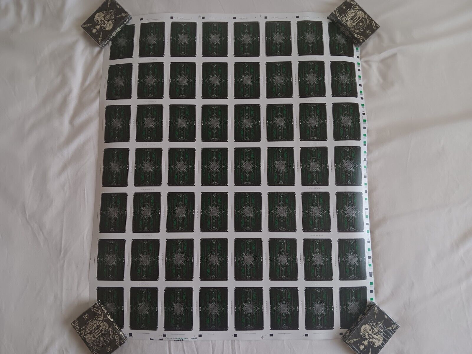 Emerald Artifice Uncut Sheet Playing Cards By Ellusionist