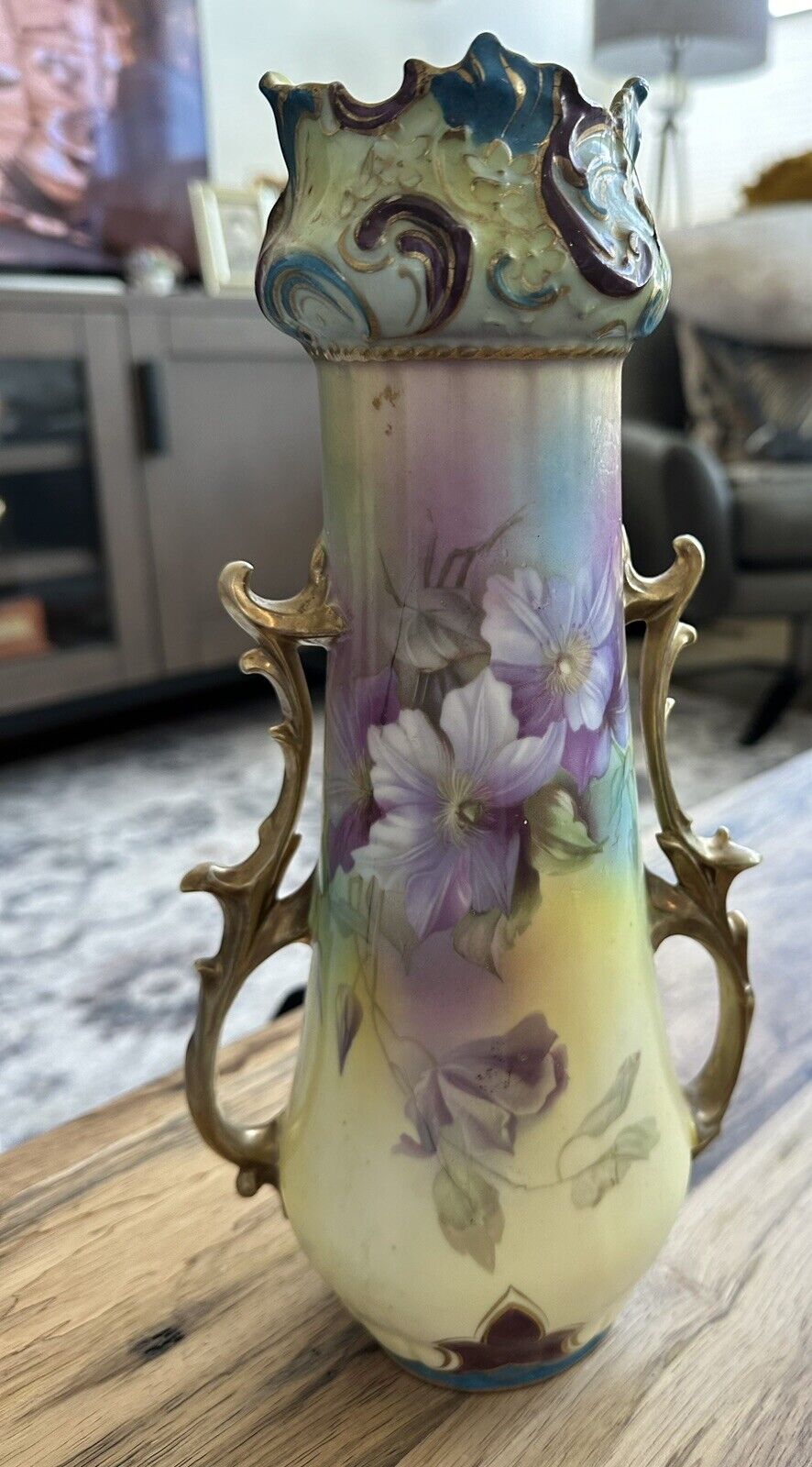antique royal vienna Two Handle Vase