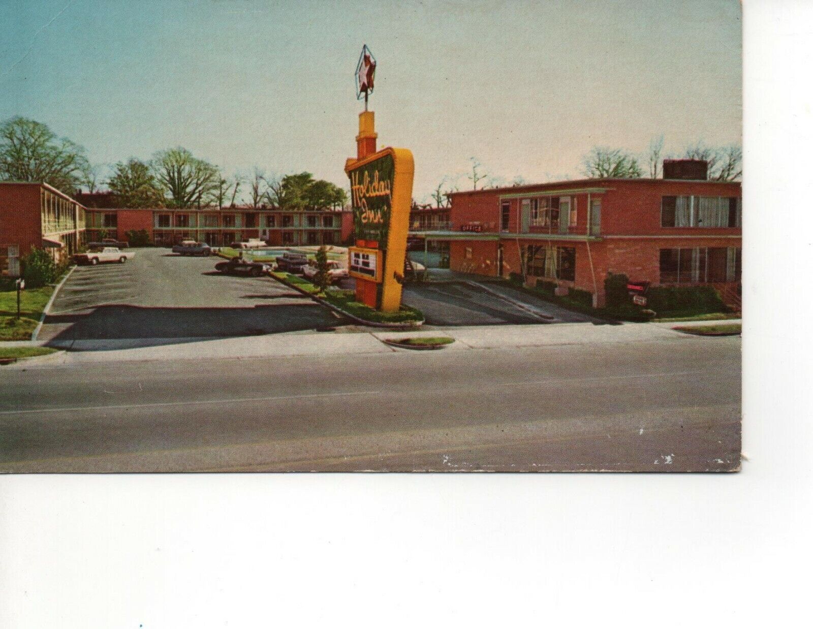 Postcard SC Orangeburg South Carolina Holiday Inn c.1950s F2