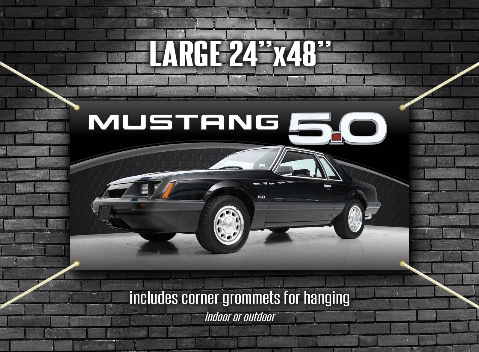 Stock Foxbody Notchback Mustang 5.0 GT 24\