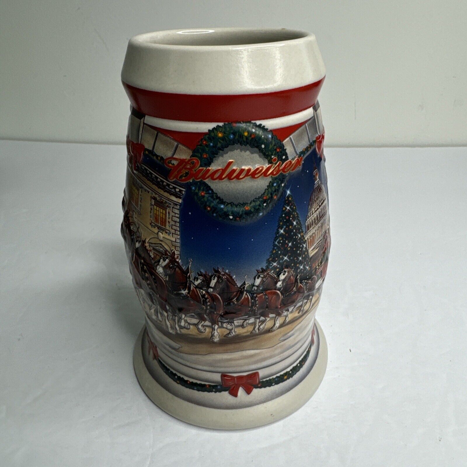 Budweiser Stein 2001 Holiday At The Capital Cs455