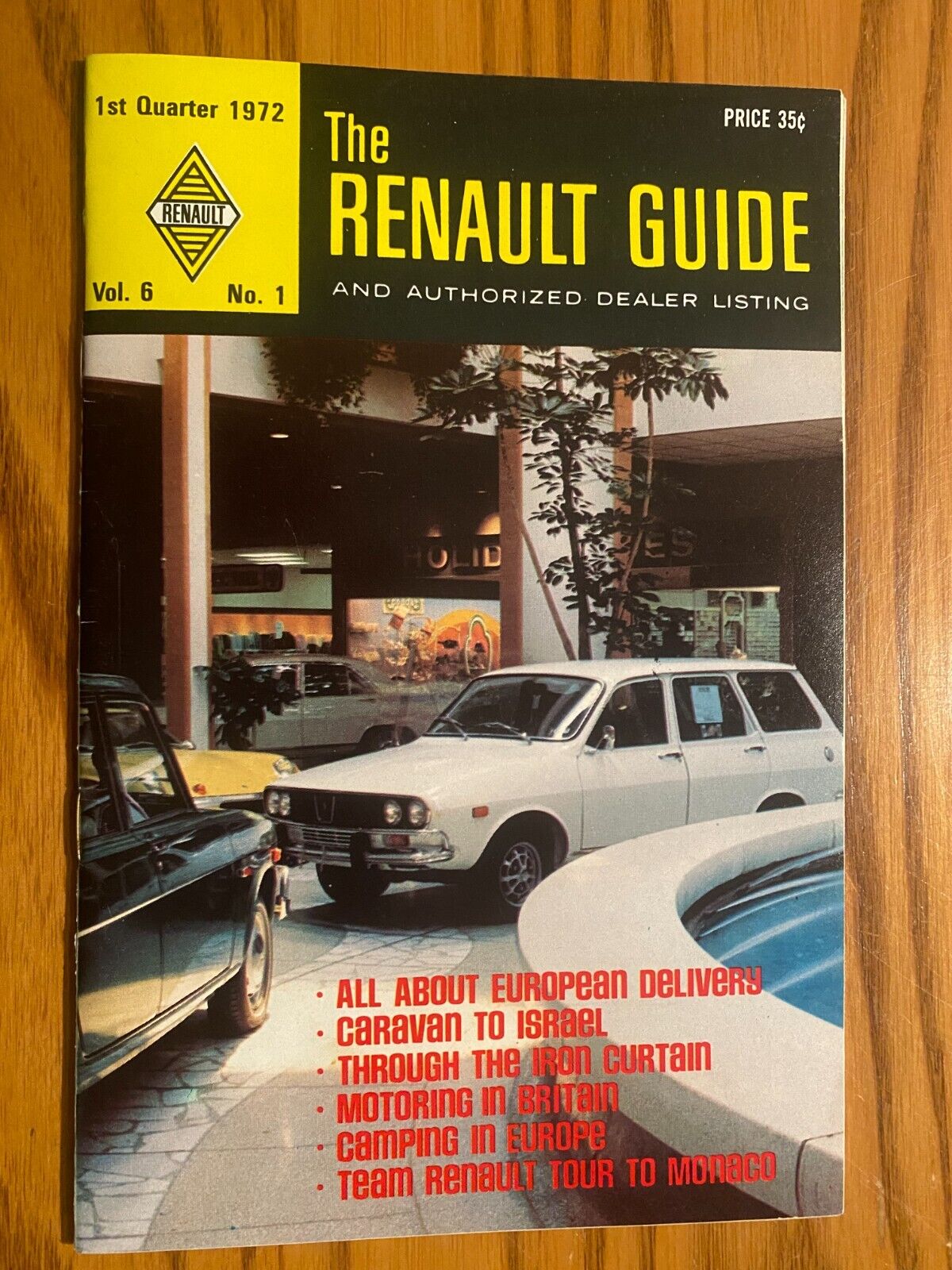 The Renault Guide Vol. 6 No. 1 - 1st Quarter 1972 - Nice Condition - Rare in USA