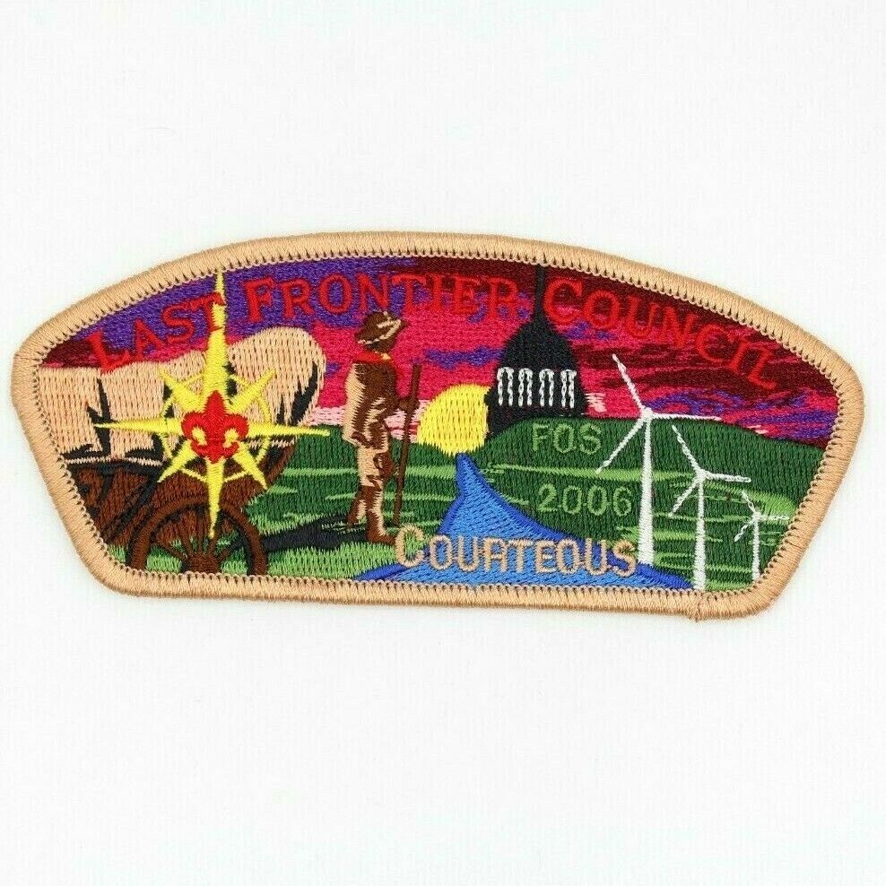 2006 Friends of Scouting FOS CSP Last Frontier Council Patch Oklahoma OK BSA