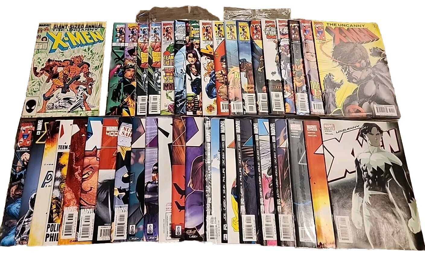 Huge Uncanny X-Men Comic Lot | 39 Issues | Between 11-414 | Good - Very Good 