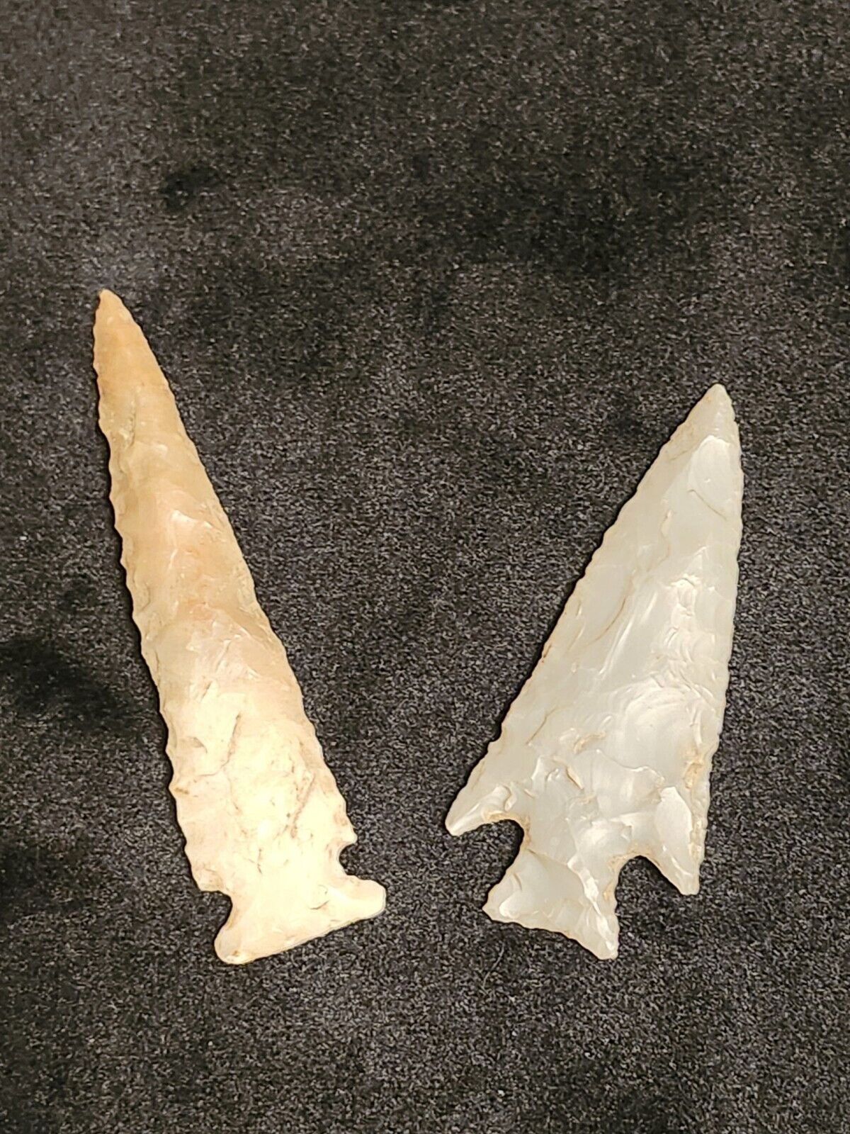 Authentic Arrowheads 2 Native American Artifact