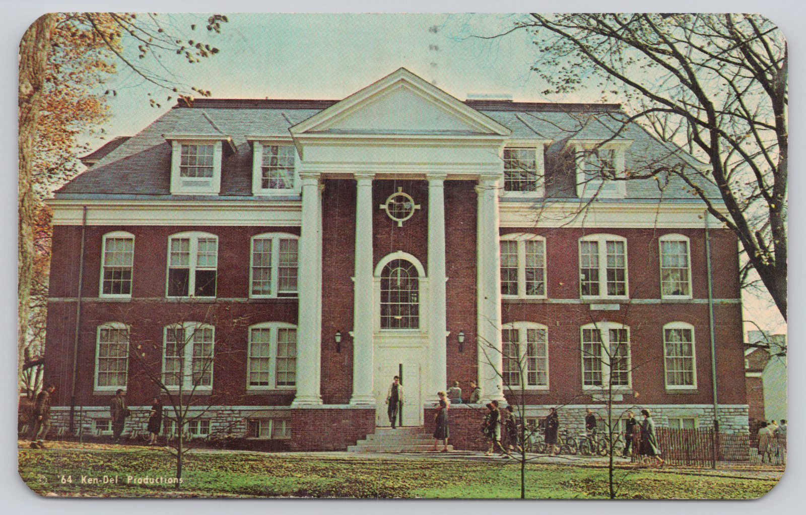 Recitation Hall University of Delaware, Newark c1977 Postcard, Mentions Air Cond