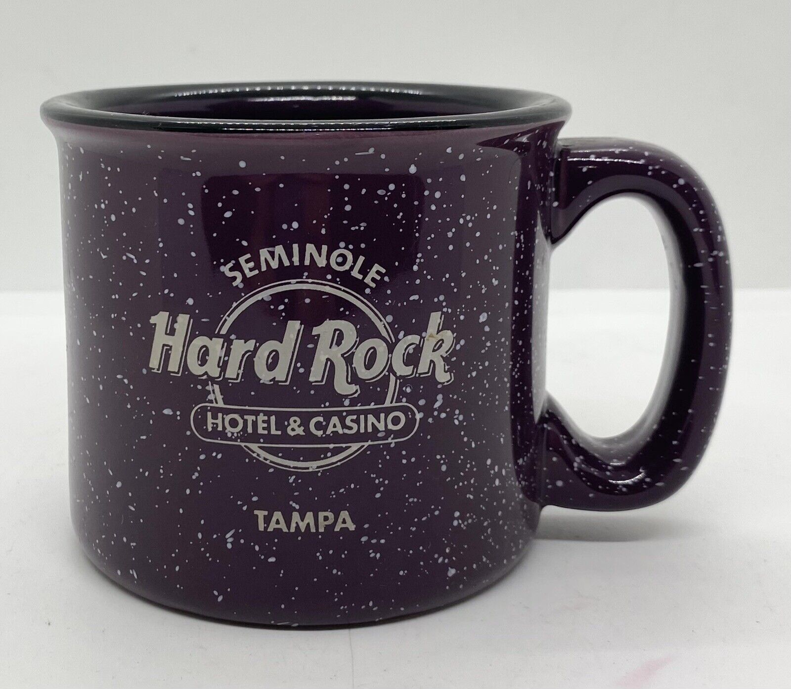 Seminole Hard Rock Coffee Mug Hotel & Casino Dark Purple Cup