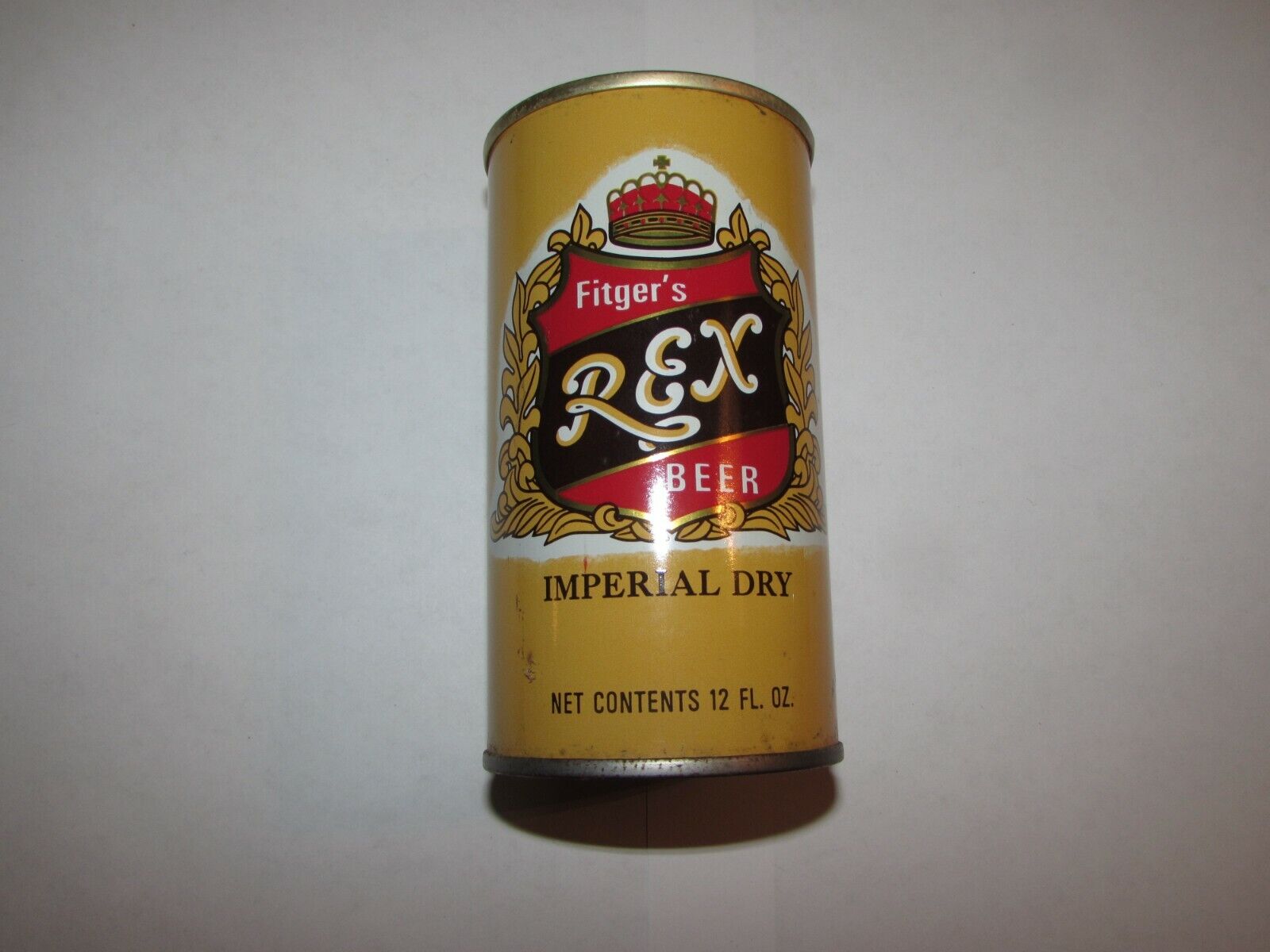 FITGERS REX IMPERIAL STRAIGHT STEEL PULL TAB BEER CAN DULUTH, MINNESOTA