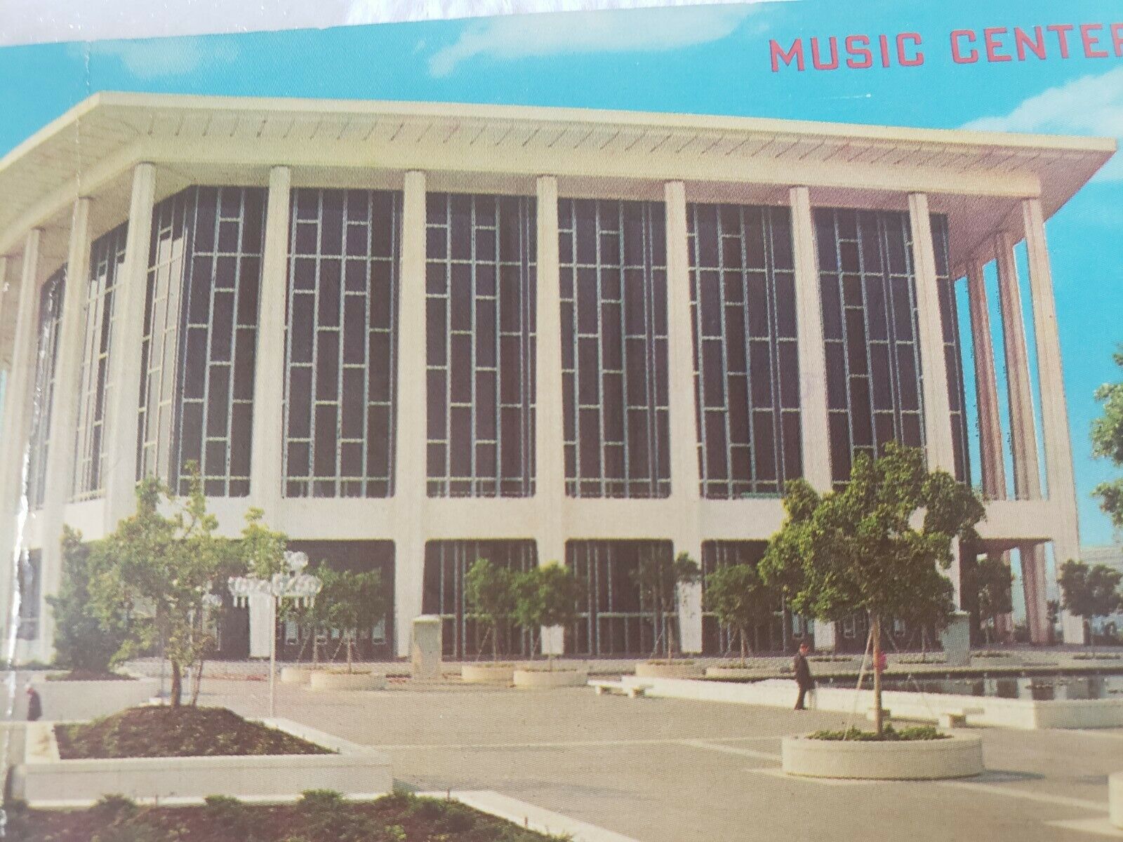 C 1960s Music Center for Performing Arts Los Angeles Civic Center CA Postcard
