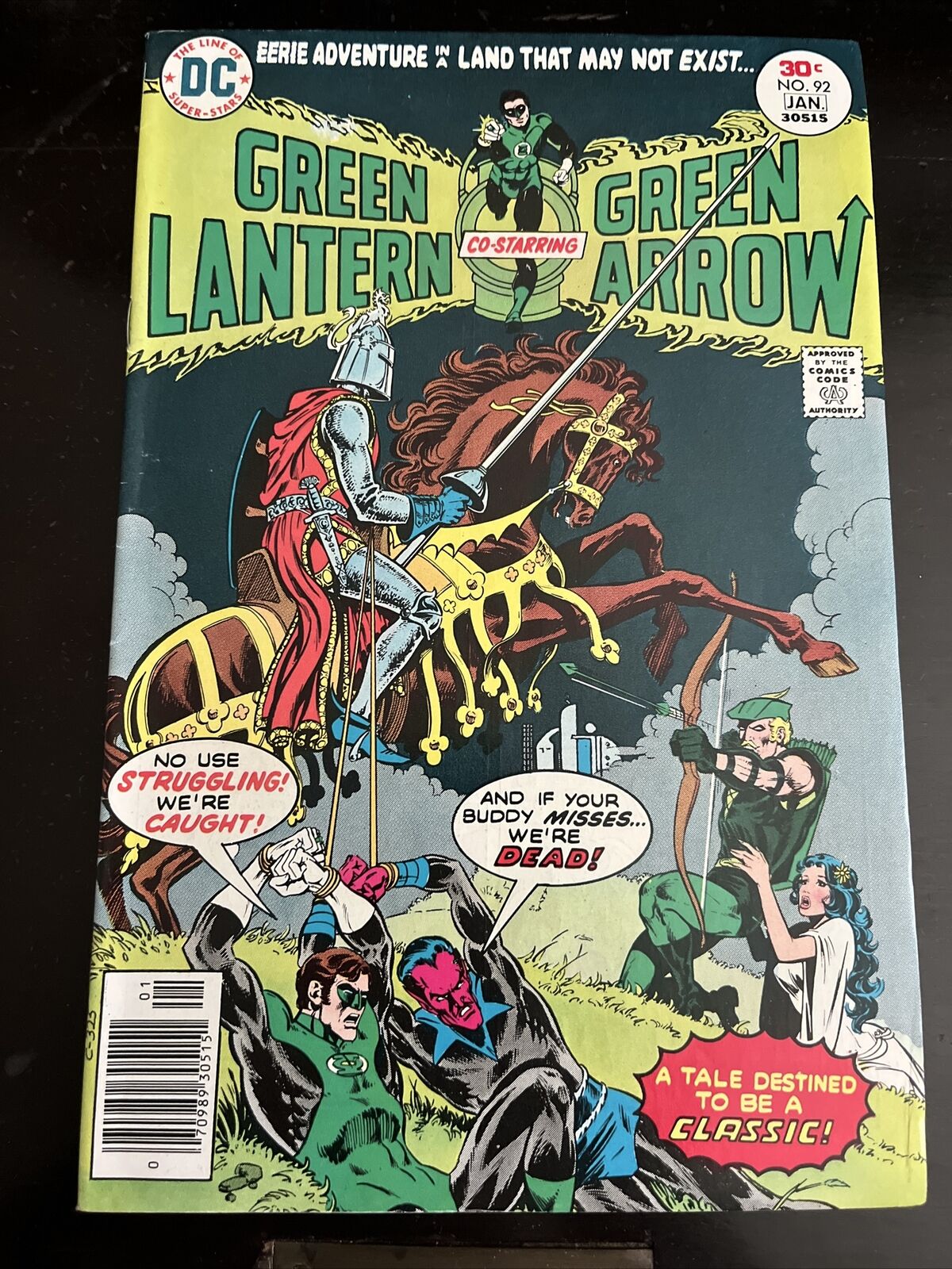 Green Lantern Comic Book #92 DC Comics 1977 VERY GOOD Condition At Least