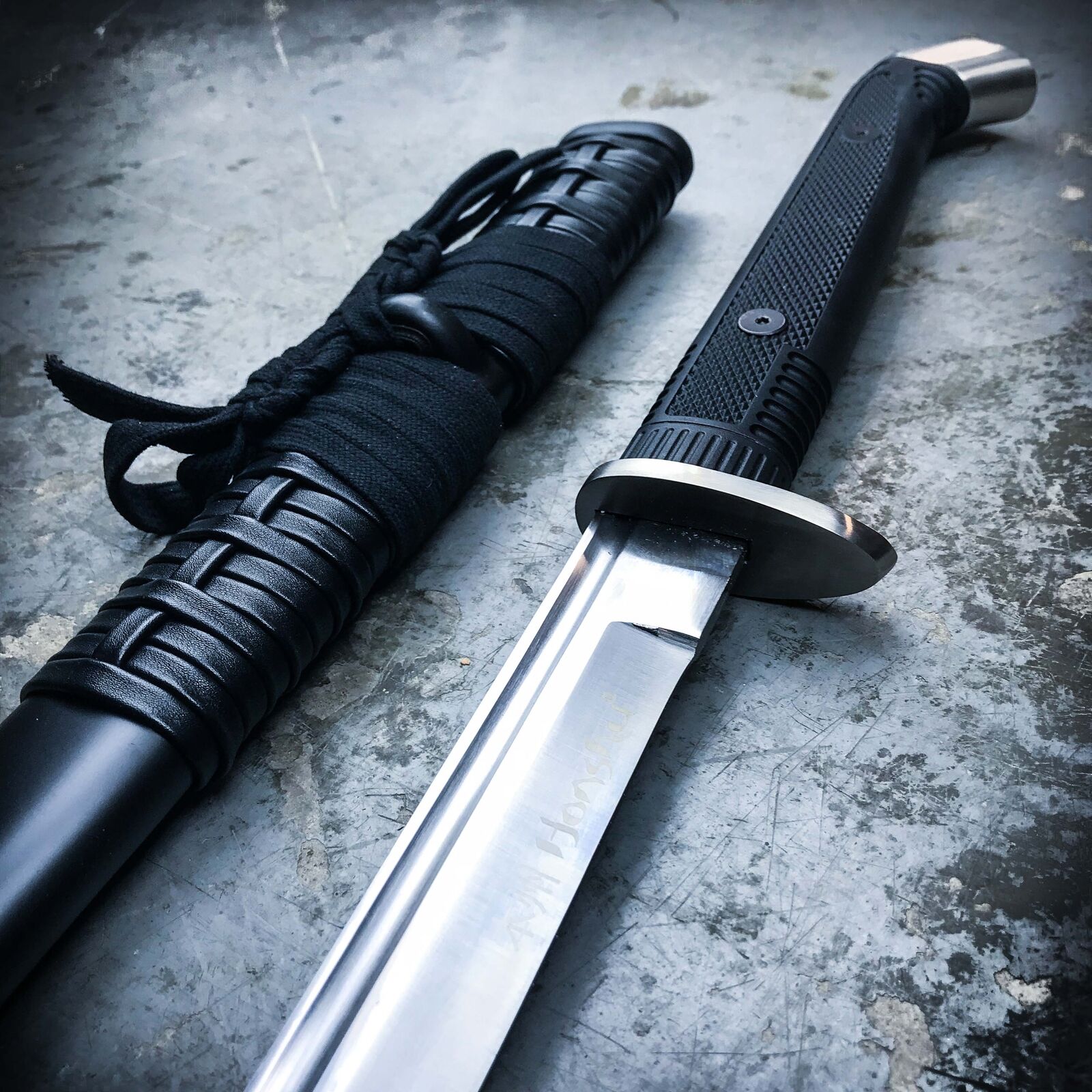 Samurai Ninja Japanese Katana Sword Full Tang Carbon Steel Blade