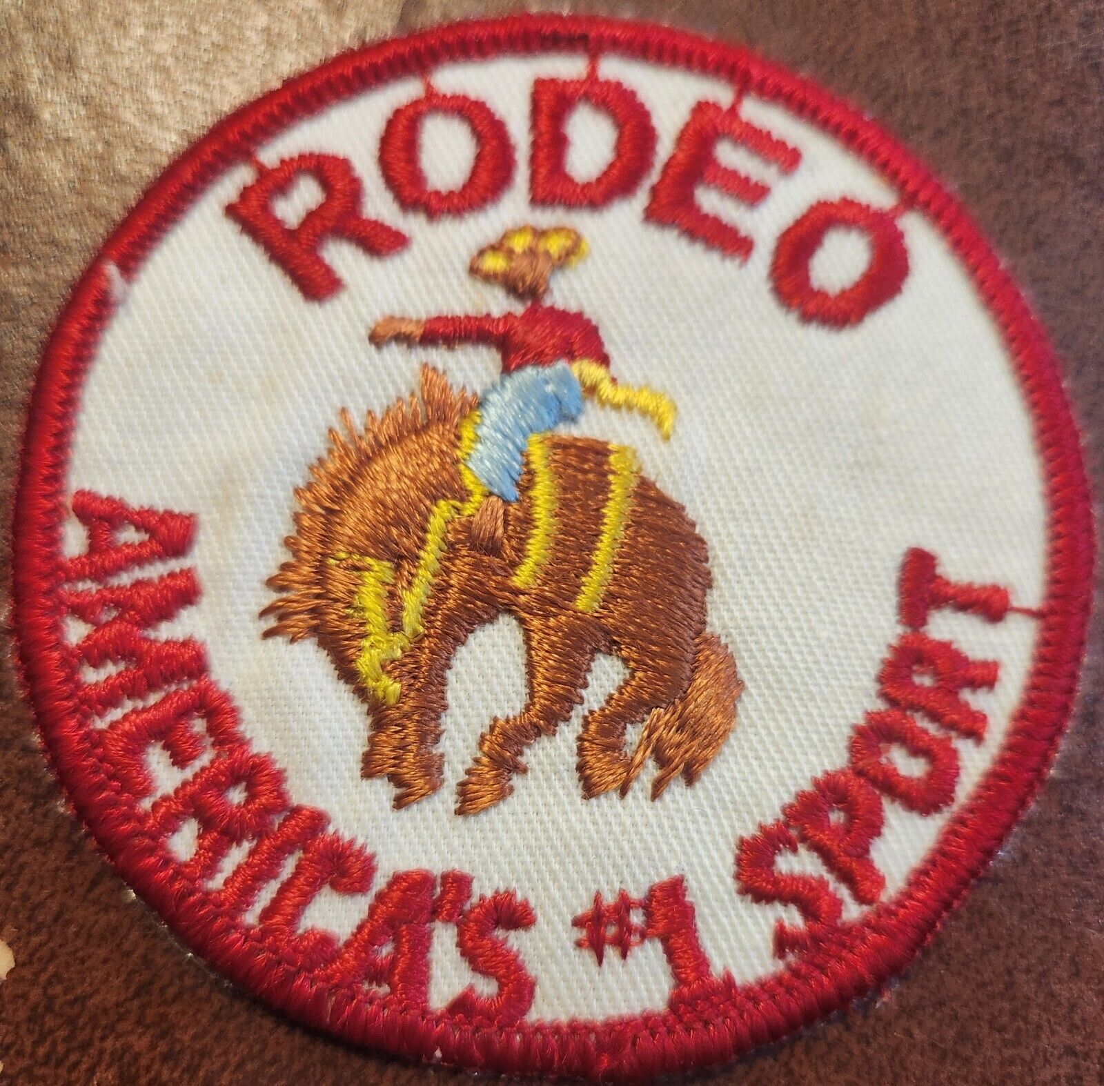 Vintage Rodeo America\'s #1 Sport Western Related Patch    BIS