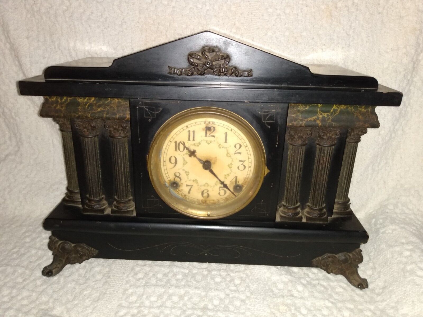Antique Sessions Mantle Clock