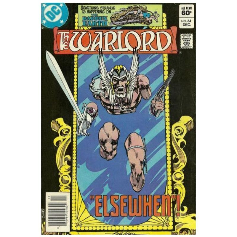 Warlord (1976 series) #64 Newsstand in Very Fine minus condition. DC comics [g\'