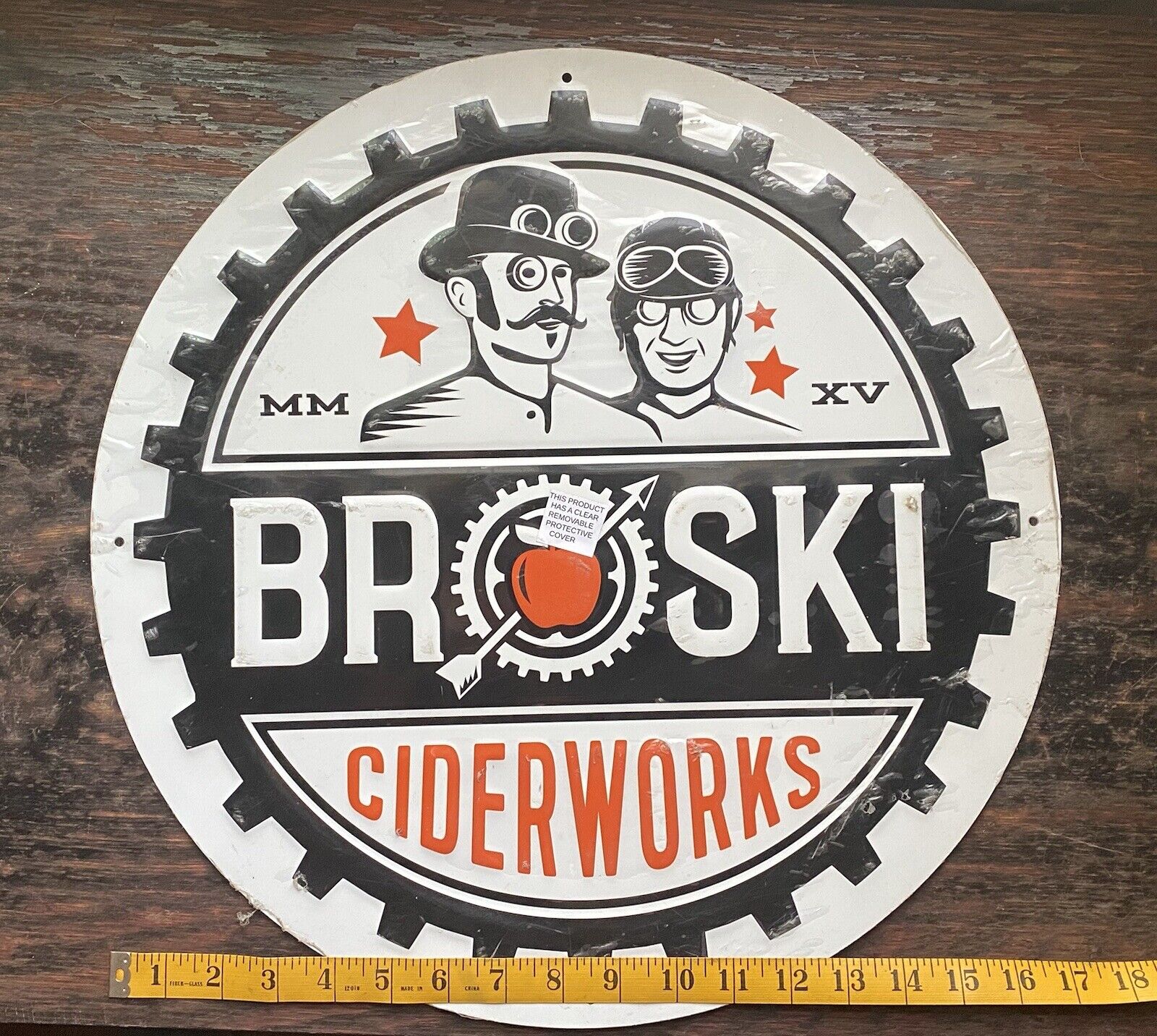 Ciderworks Broski Beer Sign