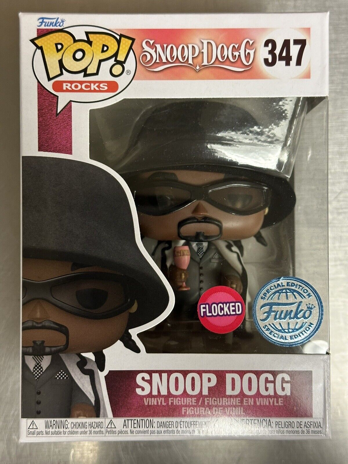 ONLY 15000 PIECES IN HAND EXCLUSIVE FLOCKED Snoop Dogg Funko Pop #347 LE House