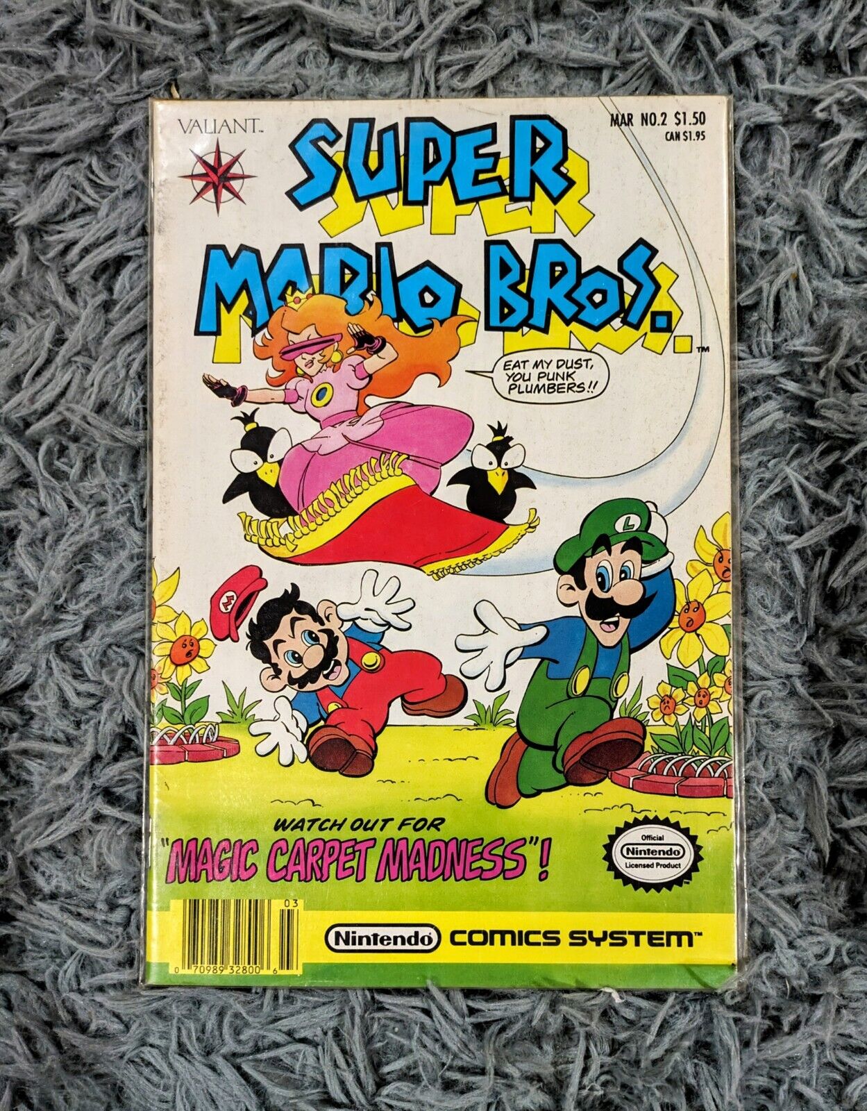 Valiant Nintendo Comics System Super Mario Bros. 1991 2nd Series Issue #2 Comic