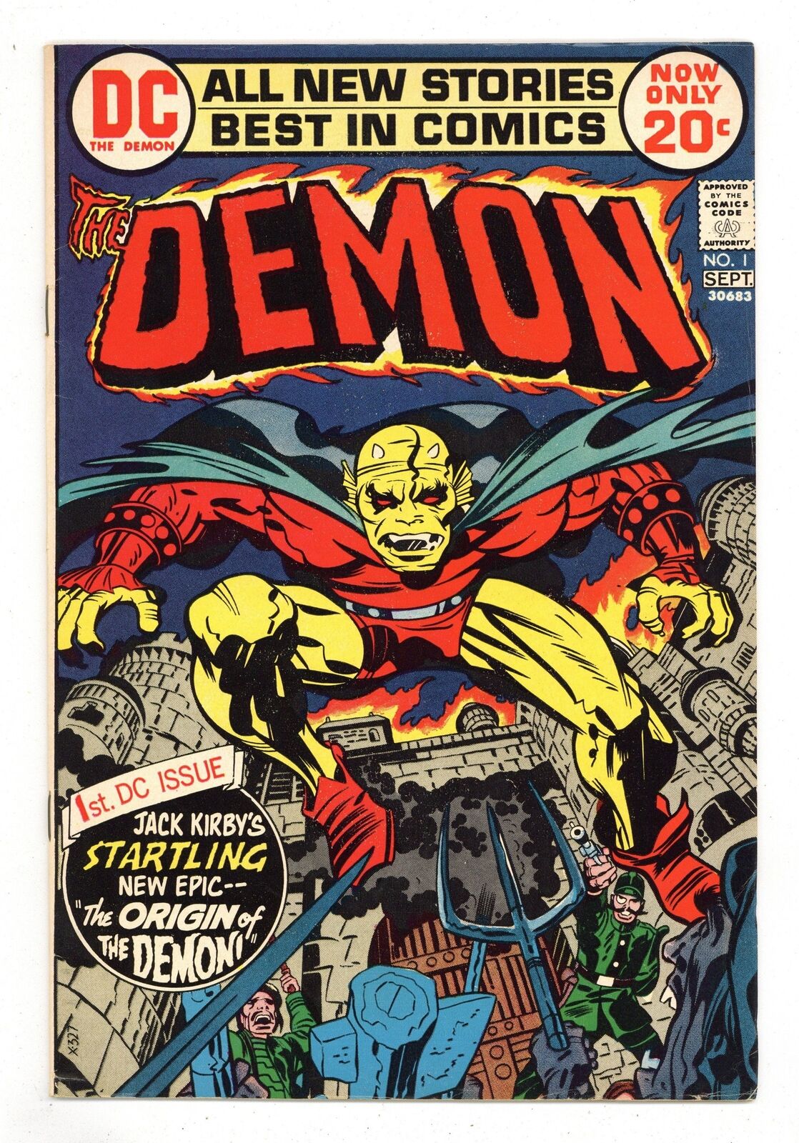 Demon #1 VG+ 4.5 1972 1st app. Etrigan the Demon