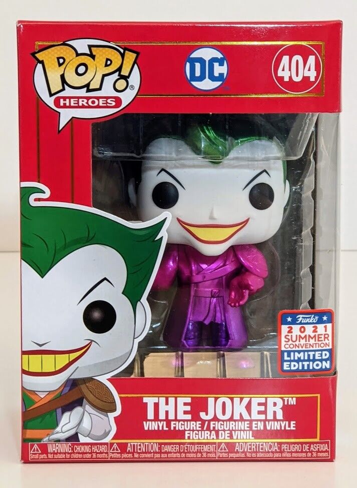 Funko DC The Joker 404 Metallic Purple Imperial Palace 2021 Shanghai Limited