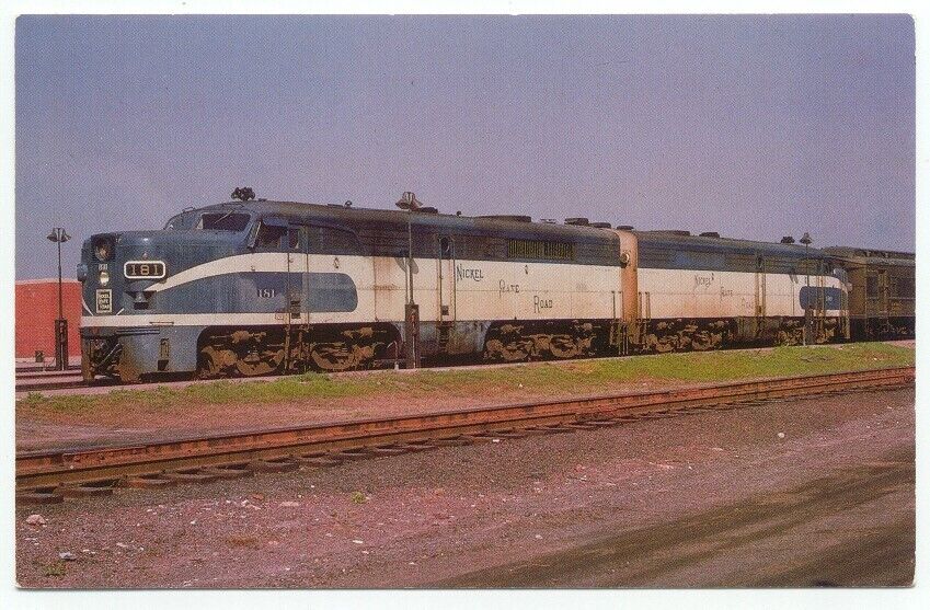 New York Chicago & St. Louis Railroad Nickel Plate Road PA-2 locomotive Postcard