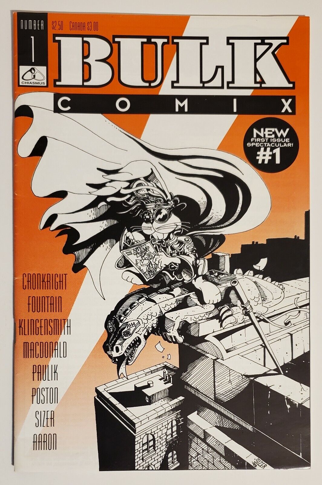 Bulk Comix #1 (1993, Chiasmus) FN Vol 2 B&W