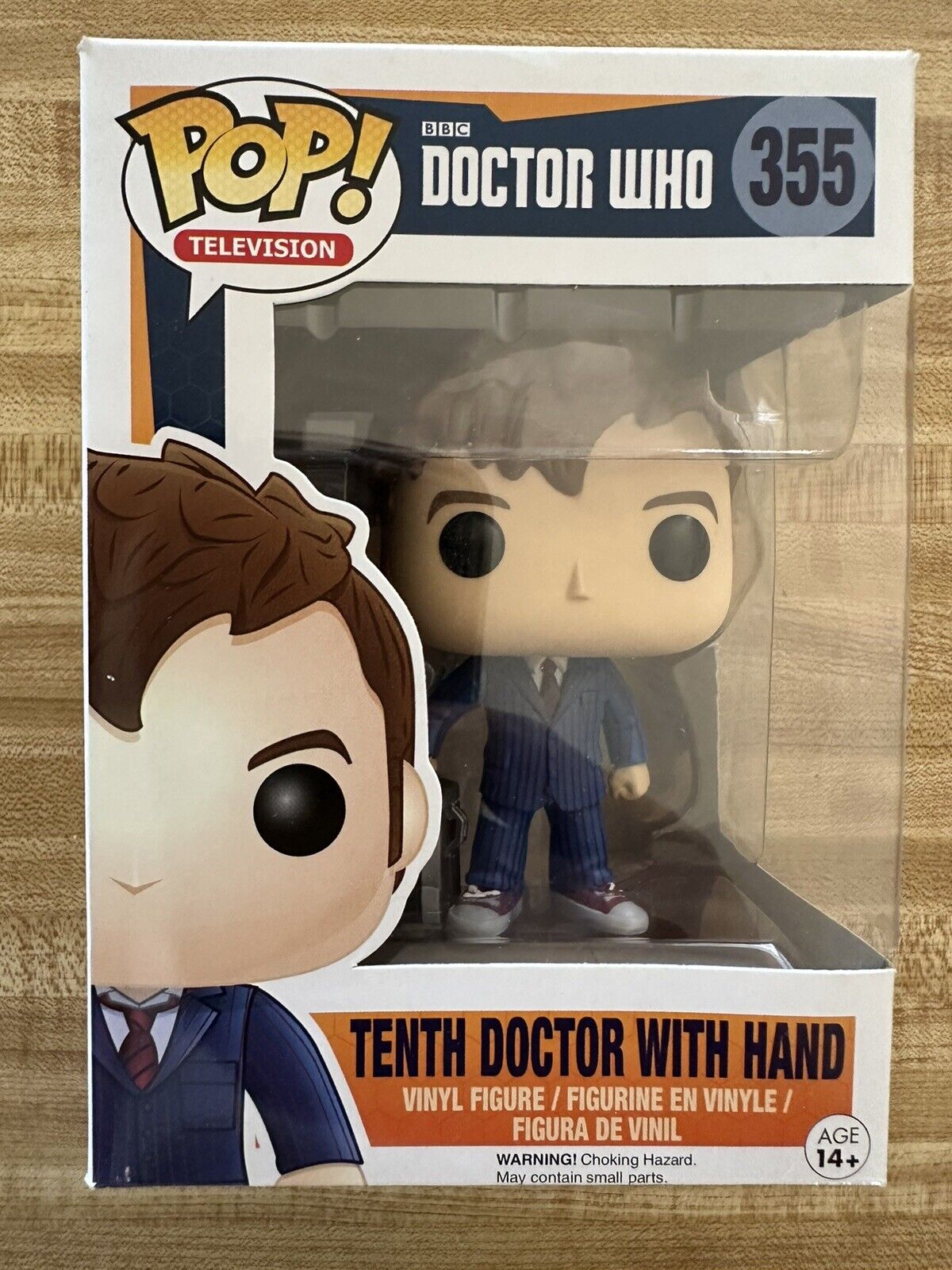 Funko Pop 🔥 Doctor Who Tenth Doctor With Hand #355 VAULTED 