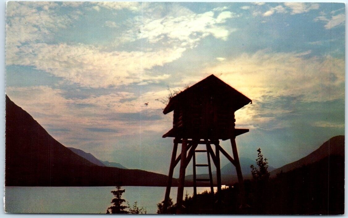 Postcard Kenai Lake Kenai Peninsula Alaska Hunter\'s Cache USA North America