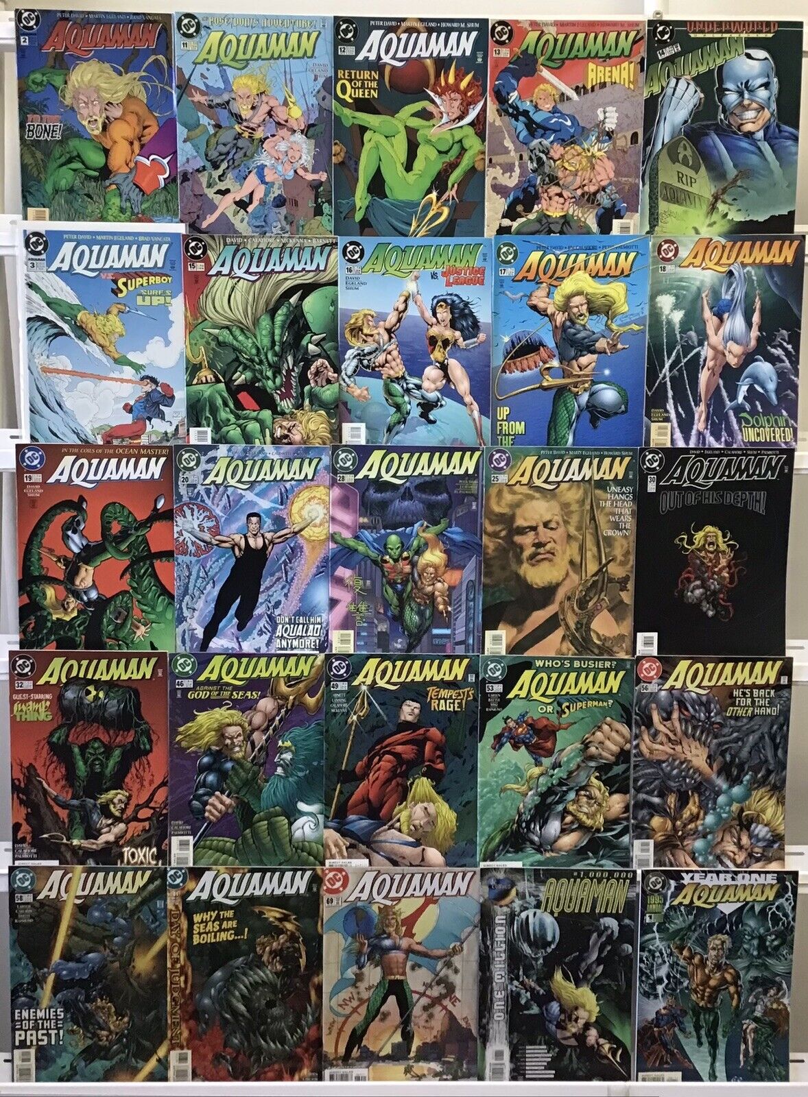 DC Comics Aquaman 5th Series Comic Book Lot Of 25