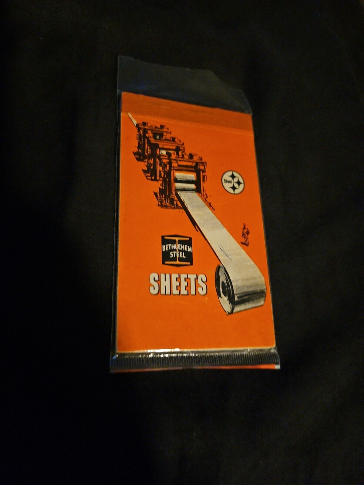Vintage Very Old New Advertising Booklet Notepad Bethlehem Steel Sheets #139