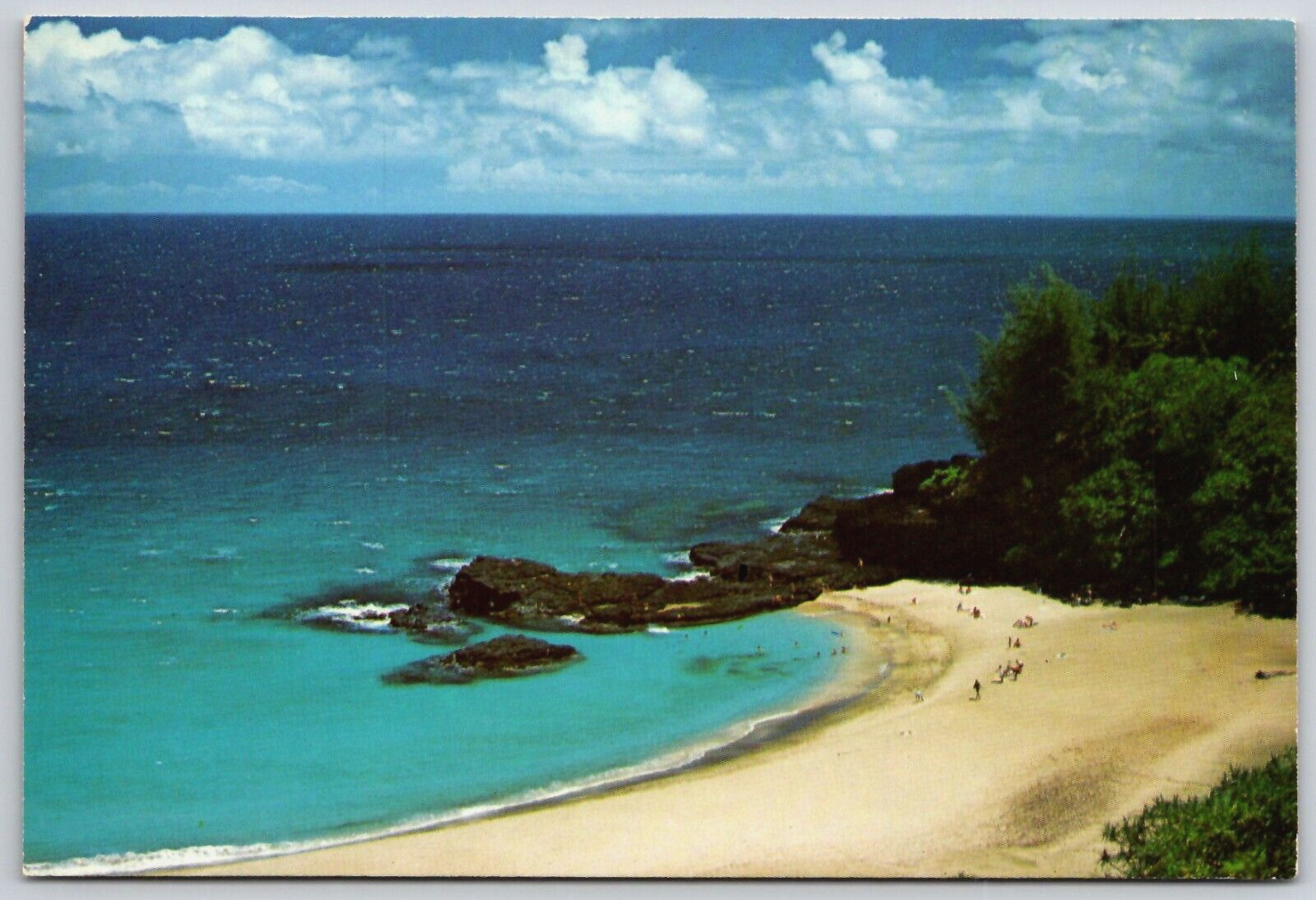 Continental Size Postcard - Lumahai Beach - Island of Kauai - Hawaii - HI