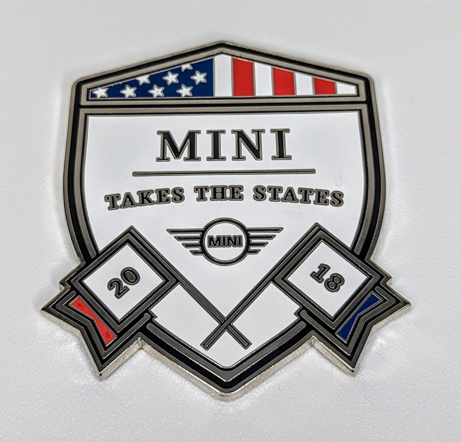2018 MINI Takes The States OEM Metal Badge Rally The Rockies MTTS Cooper Emblem