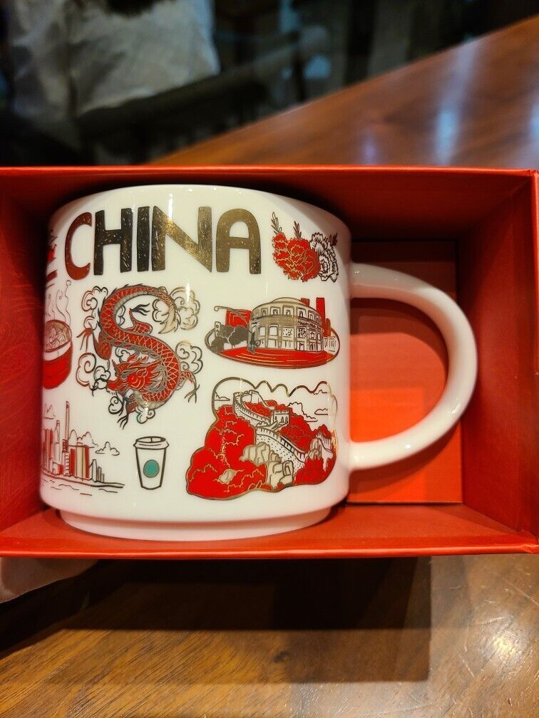 2022 China starbucks Been There Series 14oz Ceramic China City Mug New 