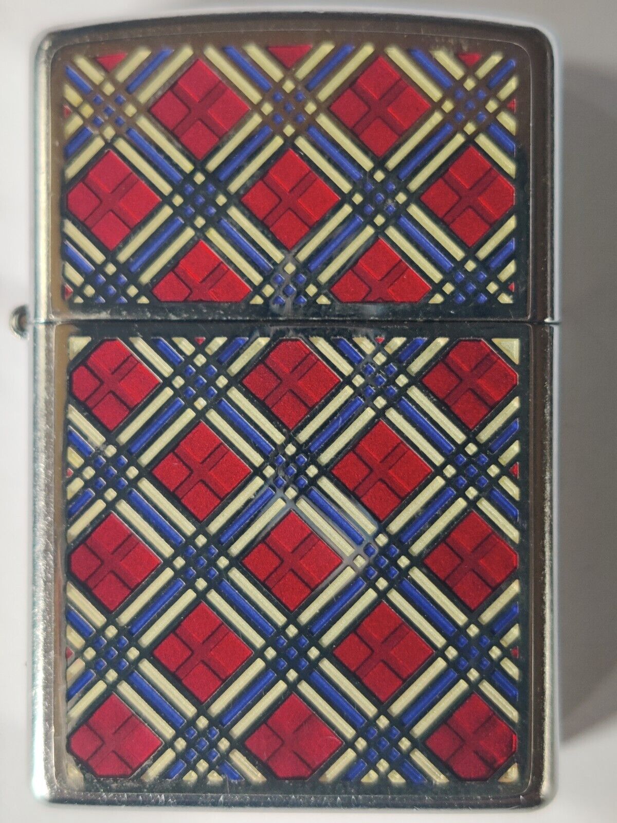 Zippo lighter CHERRY PLAIDNESS 2005 new in original labeled box mint