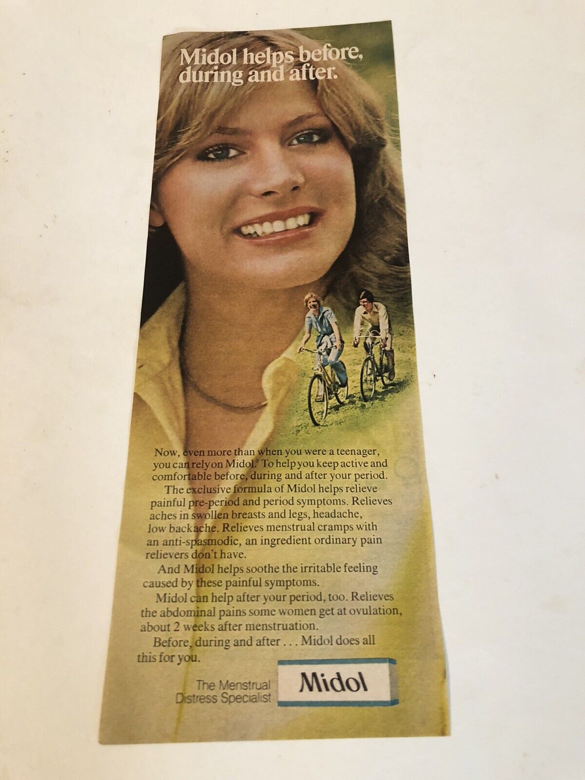 Vintage Midol print ad Ph2
