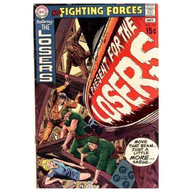 Our Fighting Forces #127 in Fine minus condition. DC comics [i,
