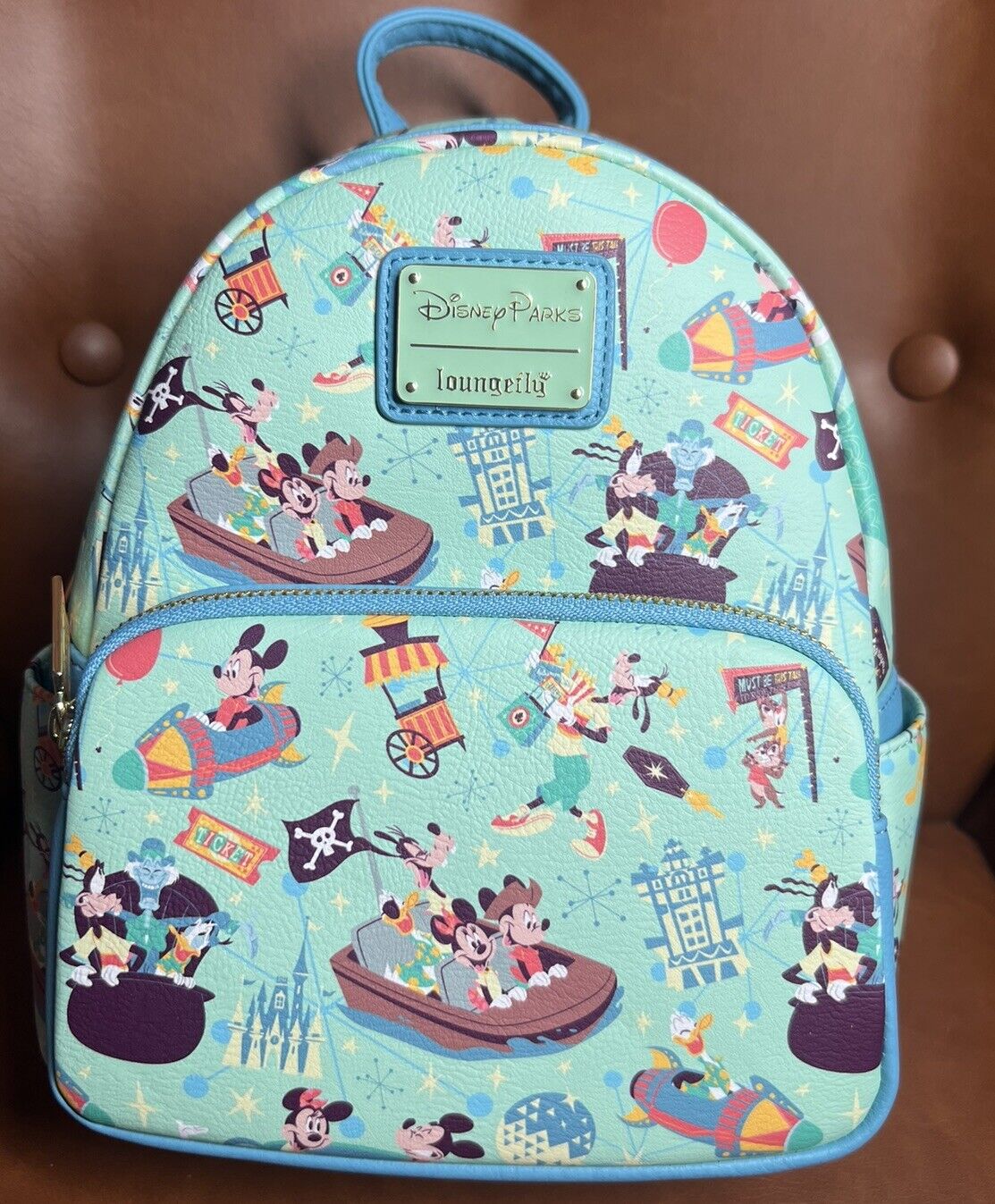 2024 Disney Parks Play In The Park Loungefly Backpack NWT Mickey Exact Placement