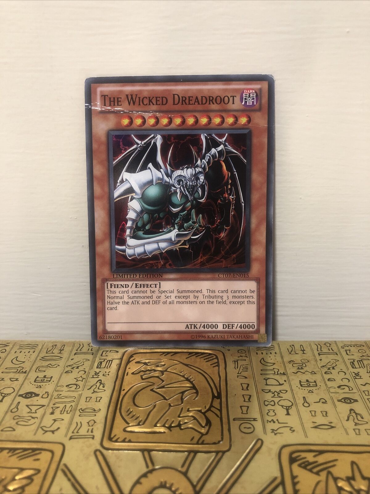 Yugioh - The Wicked Dreadroot - CT07-EN015 - Super Rare Limited Edition - (HP)