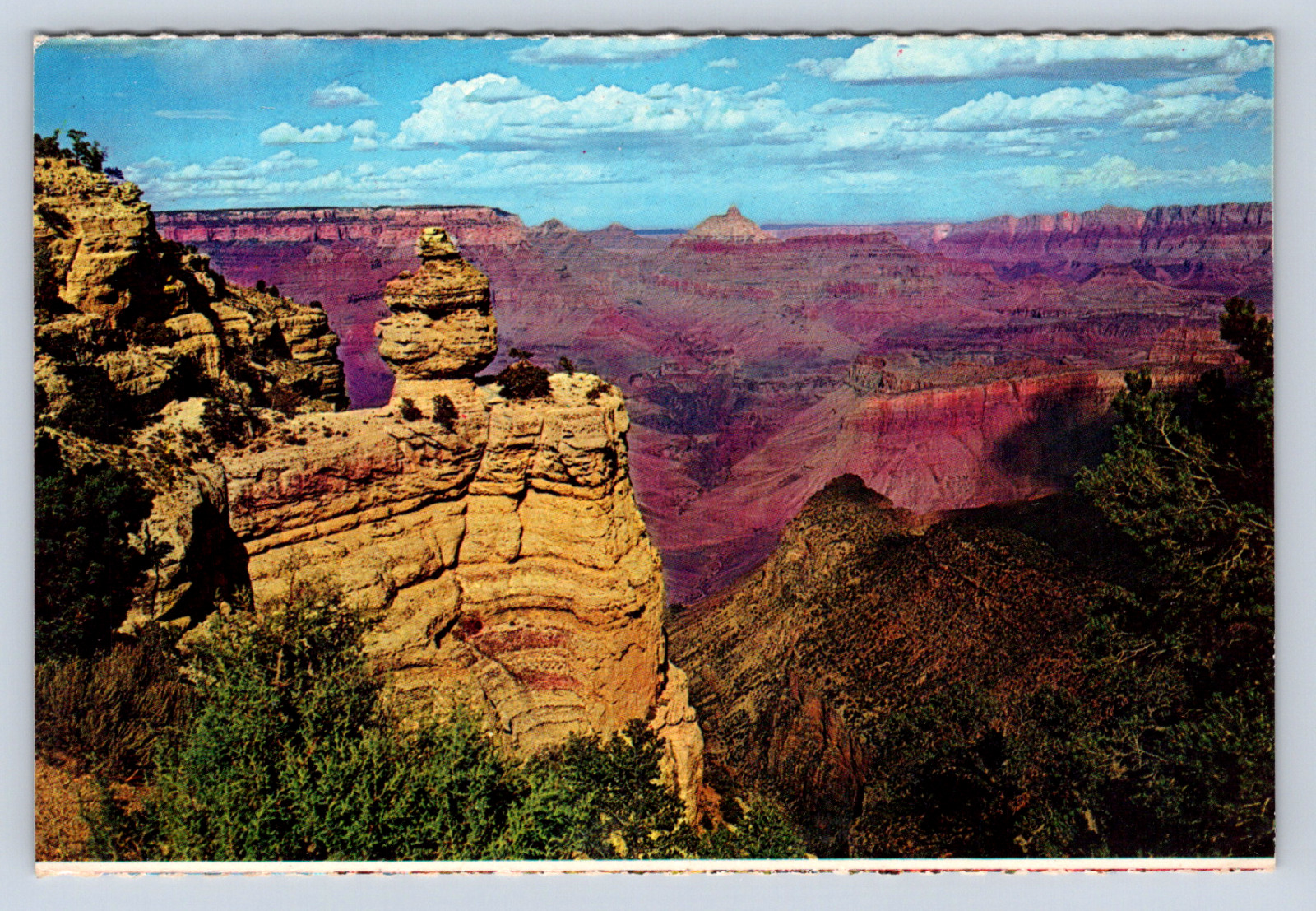 Vintage Postcard Duck on the Rock Grand Canyon National Park Arizona