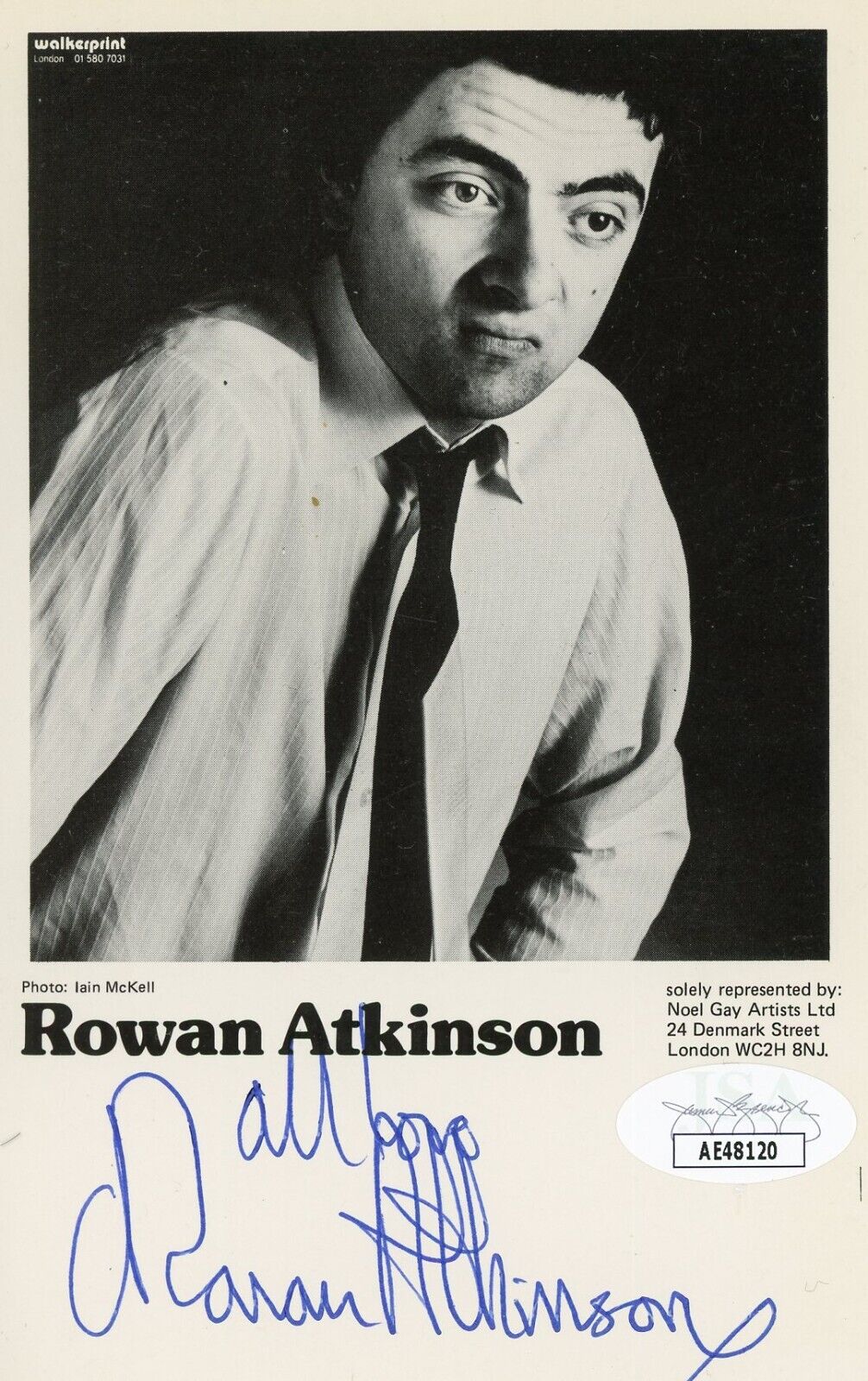 Rowan Atkinson (Mr. Bean) ~ Signed Autographed Official Press Photo ~ JSA COA